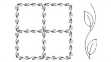 digitised longarm quilting design from www.houseofcreations.biz